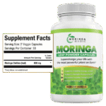 Moringa superfood capsules rich in nutrients and antioxidants